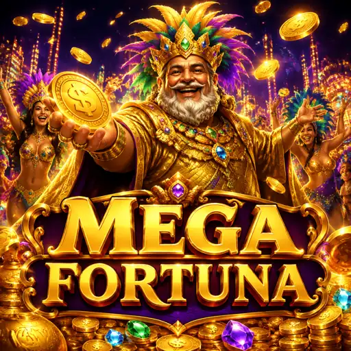 Slot Fortuna Dourada em close com símbolos dourados de moedas e setes
