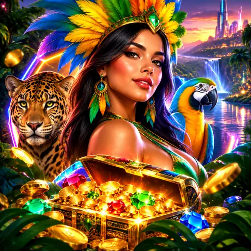 estúdio de game show com luzes douradas e dealer ao vivo