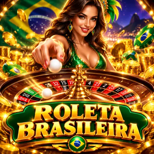 Mesa de roleta brasileira com dealer ao vivo e fichas